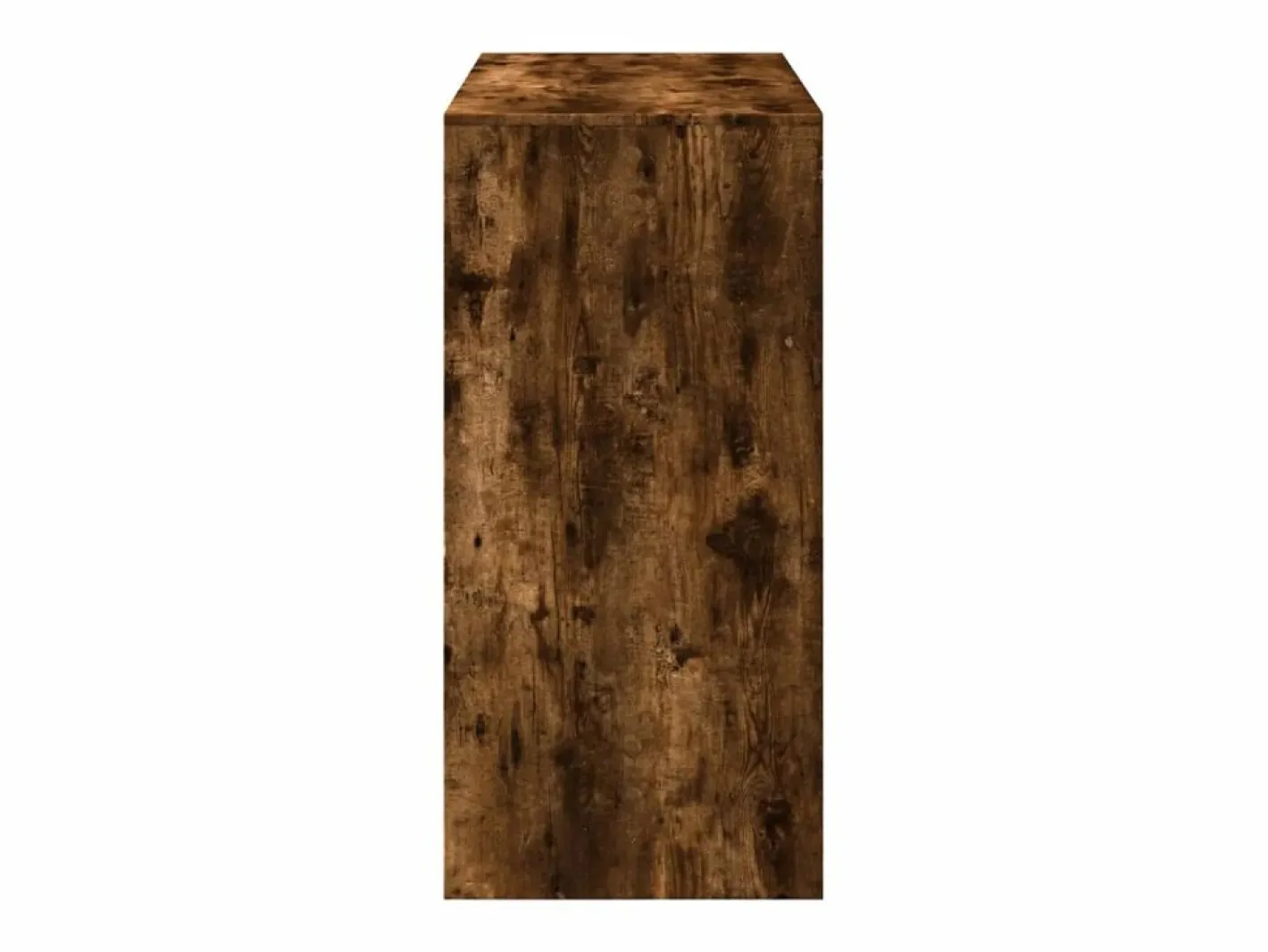 Clicnbuy Mesa Alta|Mesa alta de bar madera ingeniería roble ahumado 102x50x103,5cm