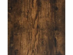 Clicnbuy Mesa Alta|Mesa alta de bar madera ingeniería roble ahumado 102x50x103,5cm