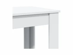vidaxl Mesa alta de bar madera ingeniería blanca 102x50x103,5 cm Blanco Outlet