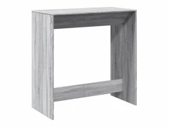 Clicnbuy Mesa Alta|Mesa alta de bar madera ingeniería Sonoma 102x50x103,5 cm