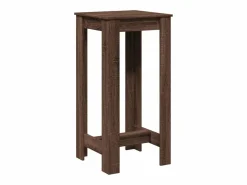 Clicnbuy Mesa Alta|Mesa alta de bar madera ingeniería marrón roble 51x50x103,5 cm