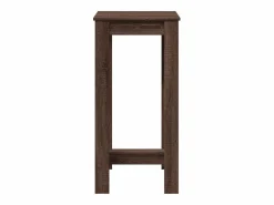 Clicnbuy Mesa Alta|Mesa alta de bar madera ingeniería marrón roble 51x50x103,5 cm