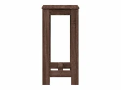 Clicnbuy Mesa Alta|Mesa alta de bar madera ingeniería marrón roble 51x50x103,5 cm