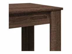 Clicnbuy Mesa Alta|Mesa alta de bar madera ingeniería marrón roble 51x50x103,5 cm