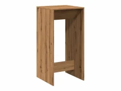 Mesa alta de bar madera ingeniería roble artisian 51x50x103,5cm^Clicnbuy New