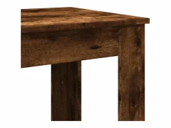 Clicnbuy Mesa alta de bar madera ingeniería roble ahumado 51x50x103,5 cm Marru00f3n
