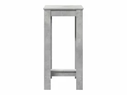 Clicnbuy Mesa alta de bar madera ingeniería hormigón 51x50x103,5 cm Gris Online