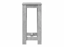 Clicnbuy Mesa alta de bar madera ingeniería hormigón 51x50x103,5 cm Gris Online