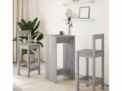 Clicnbuy Mueble Bar|Mesa alta de bar madera ingeniería Sonoma 51x50x103,5 cm