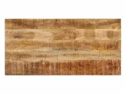 vidaxl Mesa alta de bar madera maciza de mango 112x55x108 cm Color natural claro Clearance