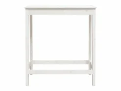 Clicnbuy Mesa Alta|Mesa alta de bar madera maciza de pino 100x50x110 cm