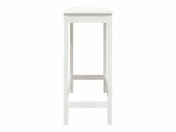 Clicnbuy Mesa Alta|Mesa alta de bar madera maciza de pino 100x50x110 cm