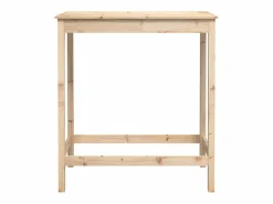 Mesa alta de bar madera maciza de pino 100x50x110 cm^Clicnbuy Hot