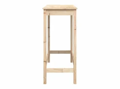 Mesa alta de bar madera maciza de pino 100x50x110 cm^Clicnbuy Hot