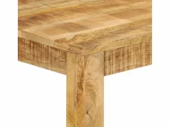 Mesa alta de bar madera maciza de mango 112x55x108 cm ES110442 Marru00f3n Clearance