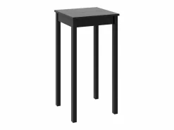 Mesa alta de bar MDF negra 55x55x107 cm ES647219 Negro Clearance