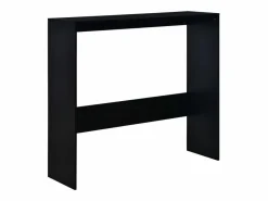 Mesa alta de cocina con 2 encimeras negra 130x40x120 cm^Clicnbuy Hot