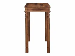 Clicnbuy Mesa alta de madera maciza de acacia 120x60x107 cm Marru00f3n Outlet