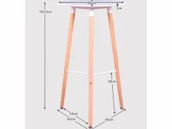 Mesa alta estilo nórdico (102cm) - Palermo -^Nest Dream Online