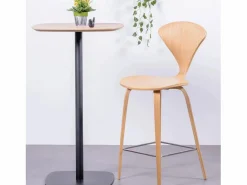 Mesa alta para bar de estilo industrial, 106cm de altura y 60x60cm - Pub - Roble^Nest Dream Clearance