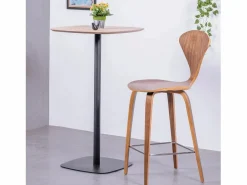 Mesa alta para bar de estilo industrial, 106cm de altura y 60x60cm - Pub - Roble^Nest Dream Clearance
