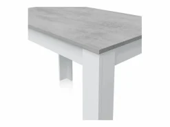 Mesa auxiliar Cloe para Cocina/Salón Artik y Cemento 78x109x67 cm Blanco Sale