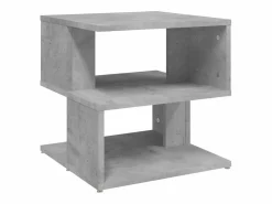 Mesa auxiliar de aglomerado hormigón 40x40x40 cm^Clicnbuy Outlet