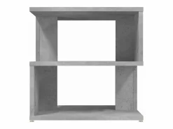 Mesa auxiliar de aglomerado hormigón 40x40x40 cm^Clicnbuy Outlet