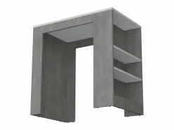 TuHome Isla Cocina|Mesa Auxiliar de cocina Portree en melamina con 2 estantes , 91.18 cm X 92 cm X 58.9 cm ,