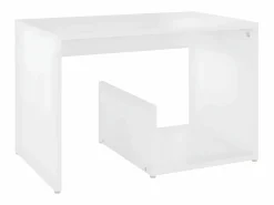 Clicnbuy Mesa Auxiliar|Mesa auxiliar de madera contrachapada 59x36x38 cm