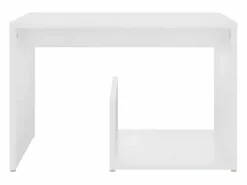 Clicnbuy Mesa Auxiliar|Mesa auxiliar de madera contrachapada 59x36x38 cm