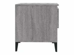 Clicnbuy Mesa auxiliar de madera contrachapada Sonoma 50x46x50 cm Gris Sale