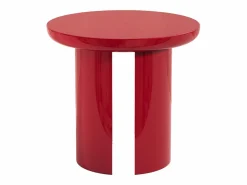 Vente-unique Mesa auxiliar de MDF - lacado - DERLALI Rojo Sale