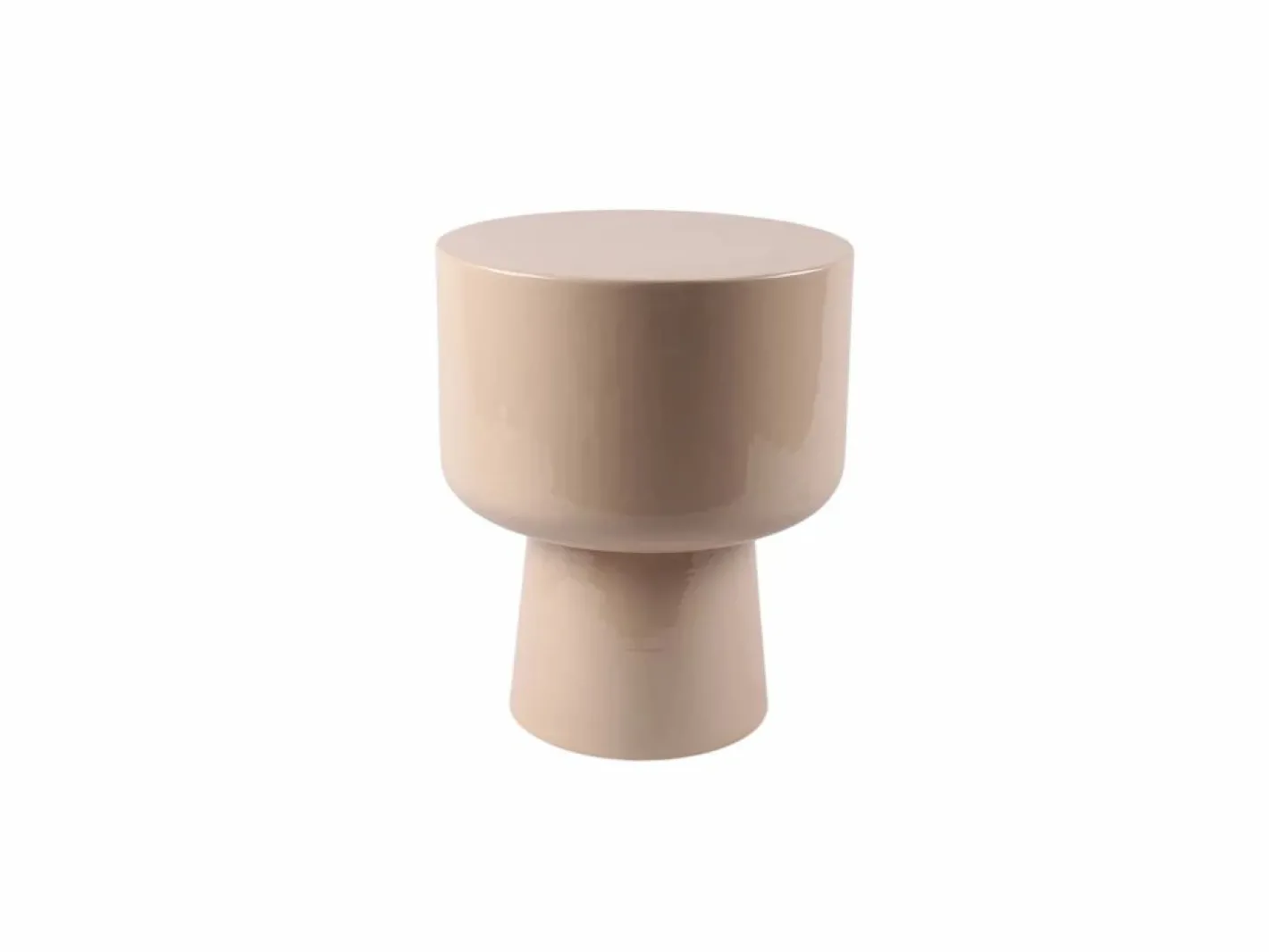 Mesa auxiliar de metal - brillante - FALENY^Vente-unique Discount