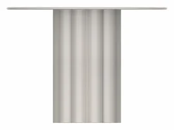 Mesa auxiliar de metal - Color: Crema - WODOLI^Vente-unique Discount