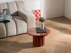 Vente-unique Colección Rouge Passion|Mesa Auxiliar|Mesa auxiliar de metal - Color: - SEMALIA