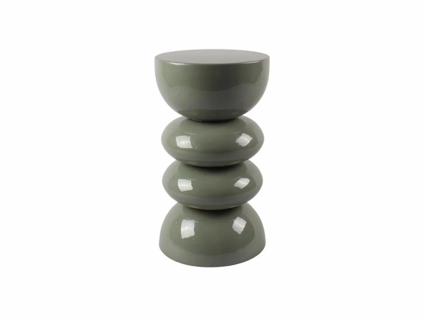 Mesa auxiliar de metal - brillante - GALENI^Vente-unique Best