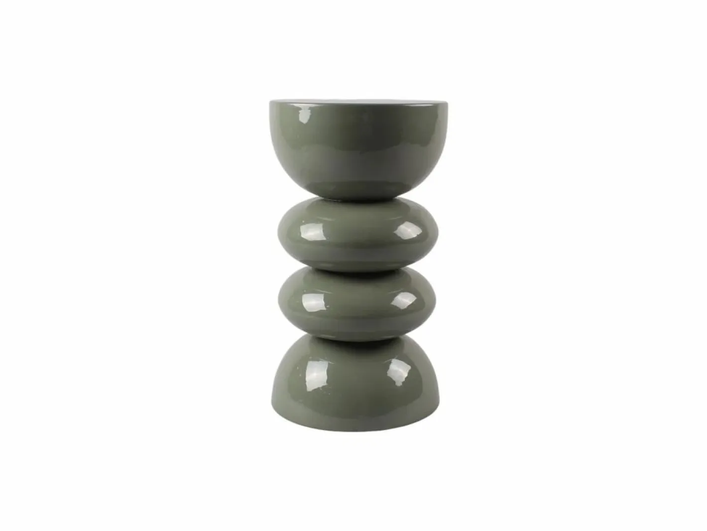 Mesa auxiliar de metal - brillante - GALENI^Vente-unique Best