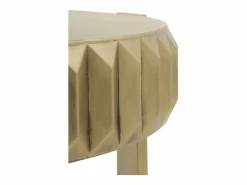 Mesa auxiliar de metal Dorado Clearance