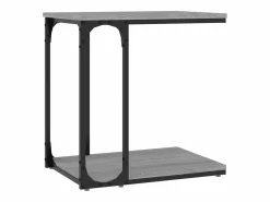 Clicnbuy Mesa auxiliar madera contrachapada Sonoma 50x35x52 cm Gris Online