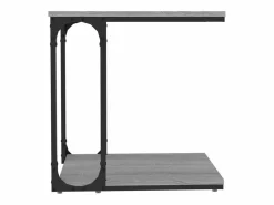 Clicnbuy Mesa auxiliar madera contrachapada Sonoma 50x35x52 cm Gris Online