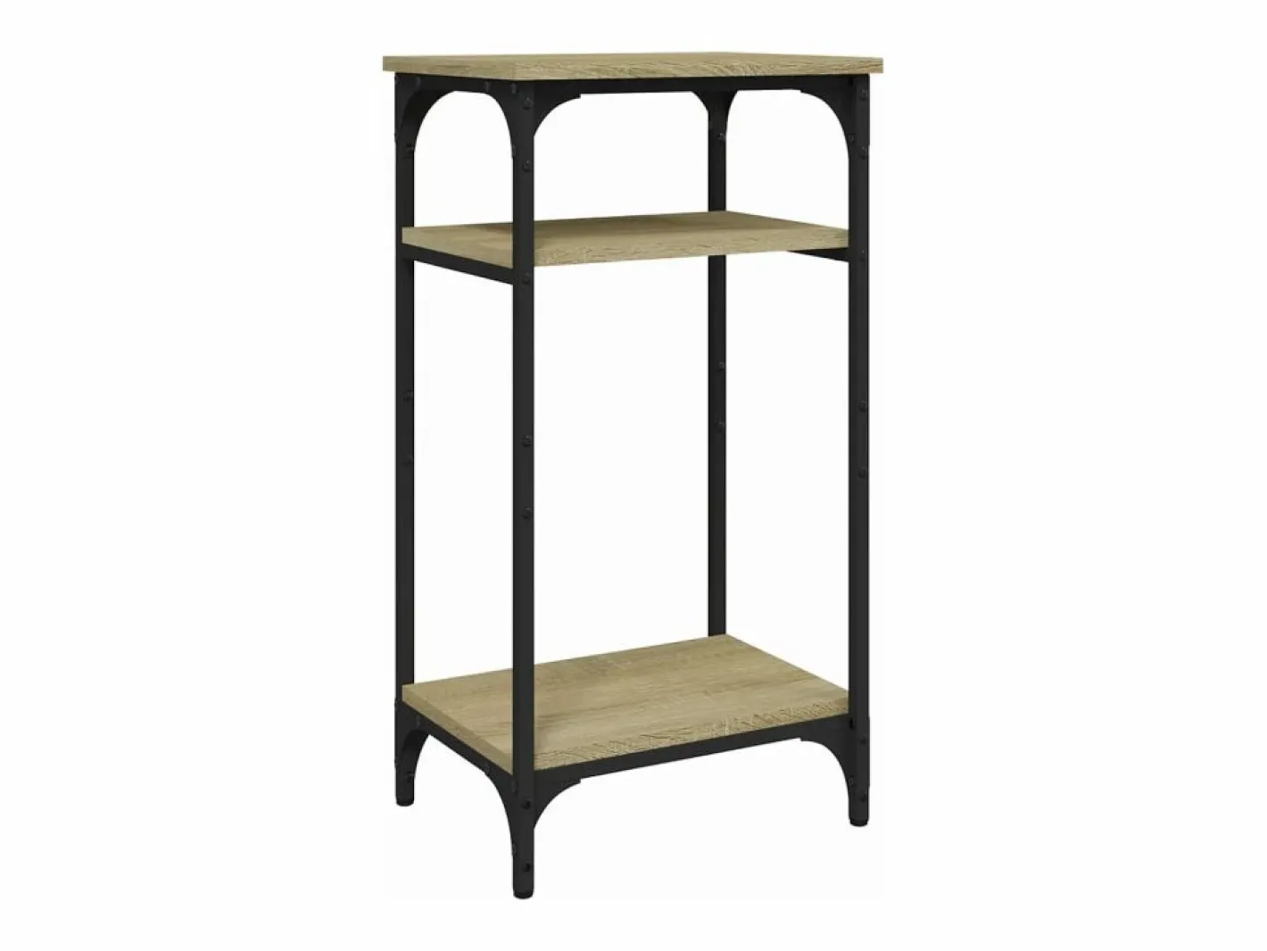 Mesa auxiliar madera contrachapada roble Sonoma 40x30x75 cm^Clicnbuy