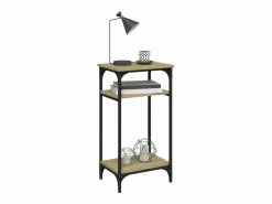 Mesa auxiliar madera contrachapada roble Sonoma 40x30x75 cm^Clicnbuy