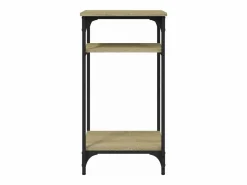 Mesa auxiliar madera contrachapada roble Sonoma 40x30x75 cm^Clicnbuy