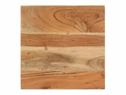 vidaxl Mesa auxiliar madera maciza de acacia 35x35x55 cm Color natural claro Hot