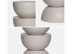 Sweeek Mesa auxiliar o mesita de metal Crema Sale