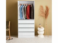 Sweeek Mesa auxiliar o mesita de metal Crema Sale