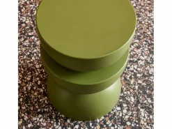 Sweeek Mesa auxiliar o mesita de metal Verde Discount
