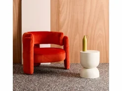 Sweeek Mesa Auxiliar|Mesa auxiliar, rincón de sofá, mesita metal ø32 x h42cm