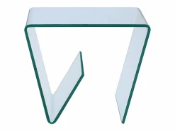 Vente-unique Mesa Auxiliar|Mesa auxiliar ZENIA - Cristal templado - revistero